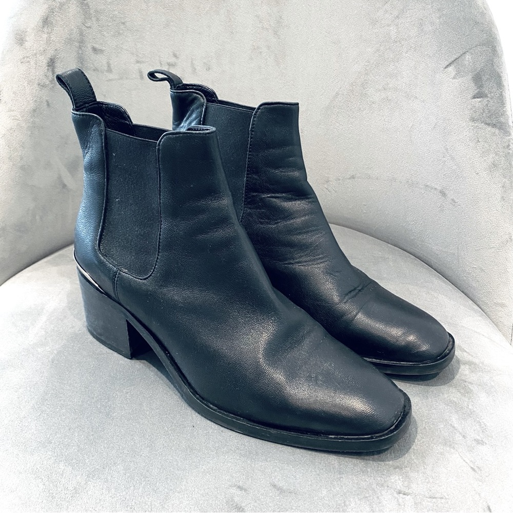 Leather Ankle Booties